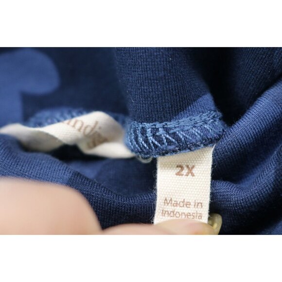 Soft Surroundings Blue Camo Pull-On Pants-Size 2X-Soft & Stretchy - Picture 4 of 8